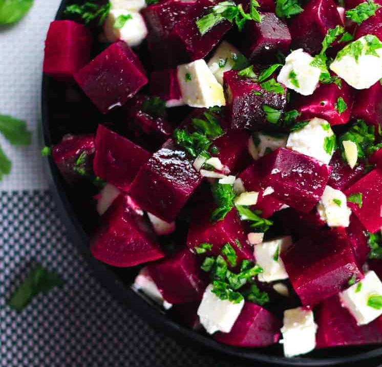Beetroot and Feta Cheese Salad Scrambled Chefs 2